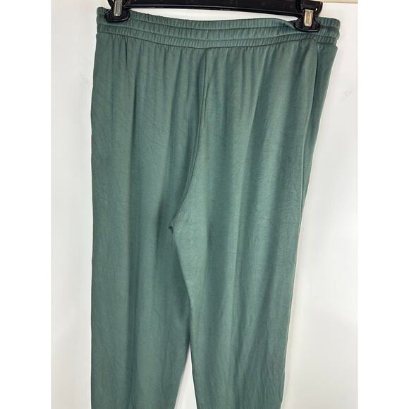 Soma Set WKND Soft Brushed Terry Hooded Cardigan & Jogger 2 Piece Green Medium - Picture 13 of 16